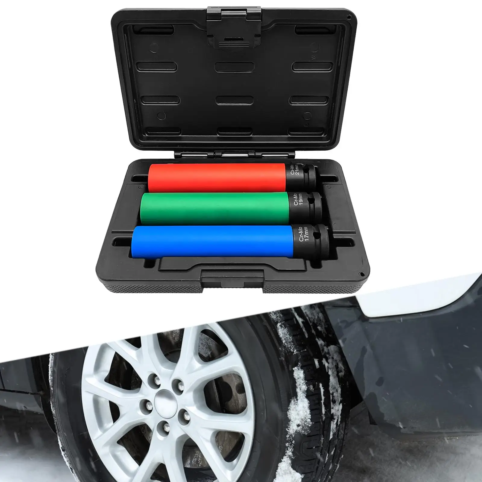 

Non Marring Lug Nut Socket Protective Sleeve 17mm 19mm 21mm Accessories