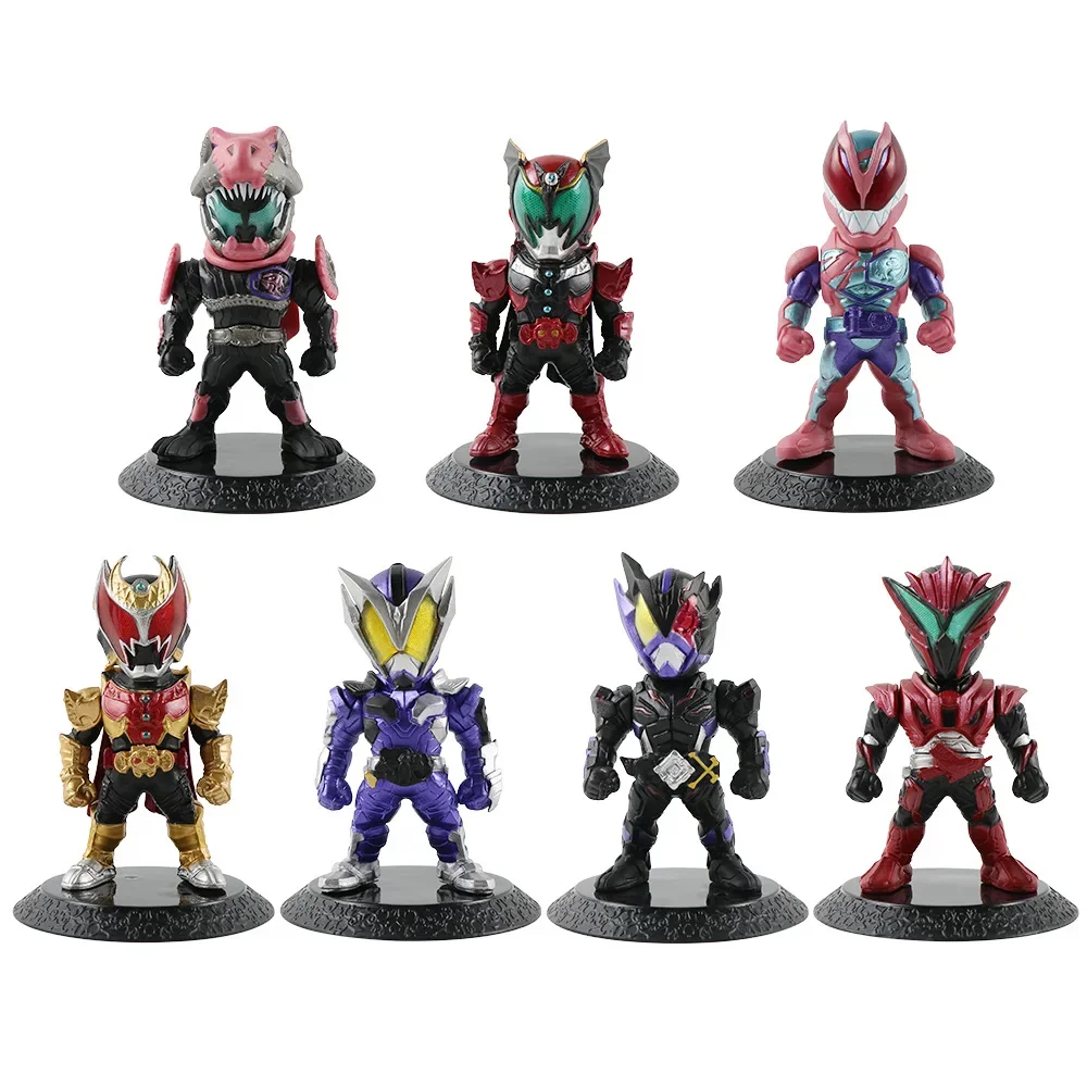 

Kamen Rider Anime Figures Kiva Revice Mini Doll Model Action Figure PVC Children Toys Friends Holiday Gifts Desktop Decoration