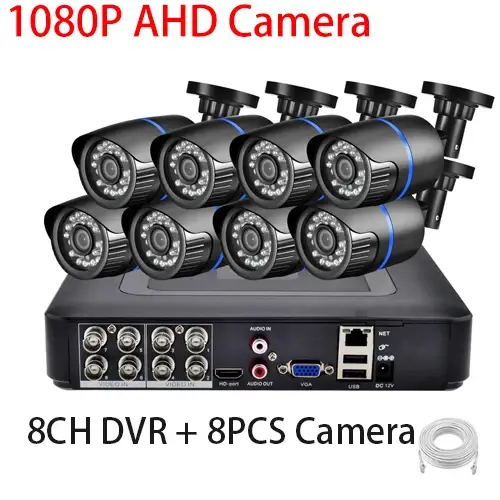 Gadinan 8CH/4CH 5MP HD 1080P AHD Camera Kit 5 in 1 Video Recorder CCTV Surveillance System Night Vision Home Security Protection - Image 9