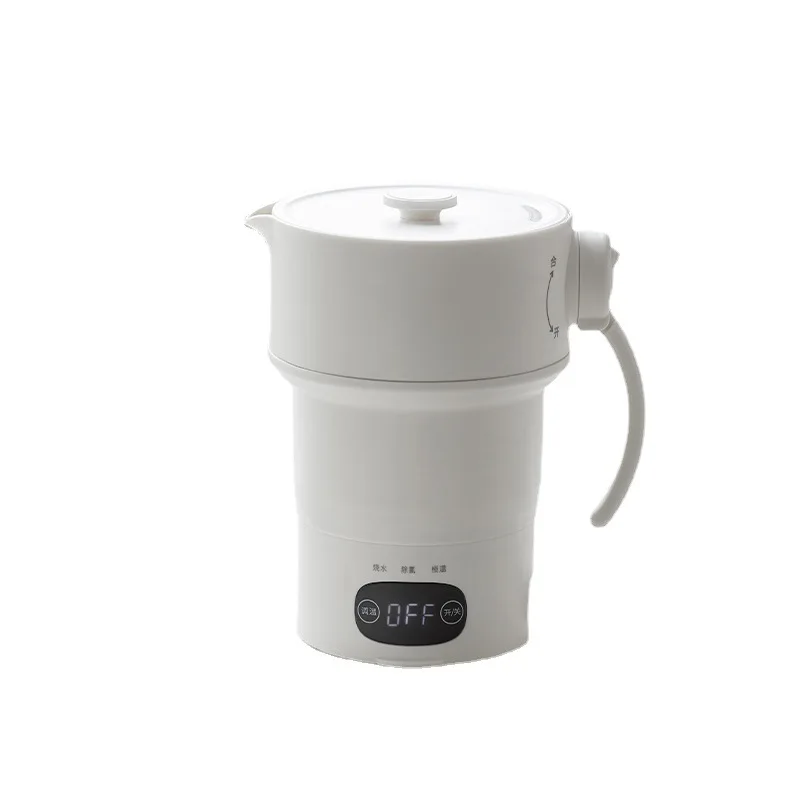 220V Folding Electric Kettle 0.6L Household Portable Travel Electric Water Kettle Intelligent Insulated Bubble Milk electric kettle mini folding kettle folding kettle