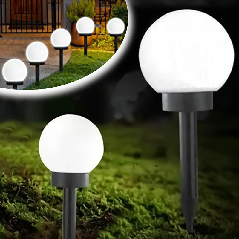 Solar LED Light Outdoor Solar Lawn Light Decor Garden White Bulb Lawn Street Waterproof Garden solar lights solar led lights solar ground lights lawn lamp garden lighting