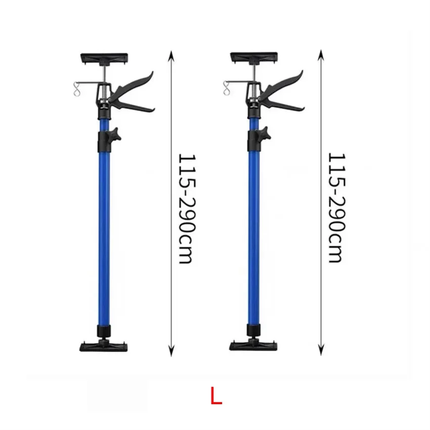 115-290cmWoodworking Telescopic Support Rod Lifting Hanging Cabinet Wooden Ceiling Door Frame Raise Lifter Labor-Saving Arm Jack