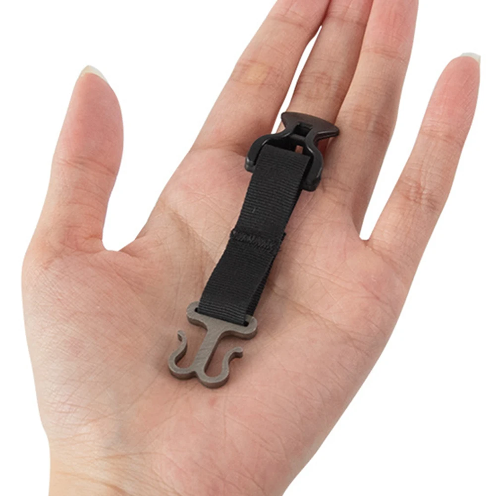Camping Tent Buckle Rope Tensioner Awning Hooks Wind Rope Holder Tent Double-door Pull-up Outdoor Hiking Tents Accessories