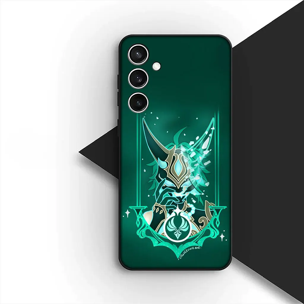 Elegant Raiden Shogun Phone Cover - Soft Protective Case with Genshin Impact Design