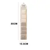 New 7 Grid Underwear Storage Bag Hanging Wall-mounted Sock Organizer Behind The Door Accessories Wardrobe Hanging Organizer 6