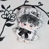 10cm Handmade Plush Doll Toy Clothes 20cm Anime Fashion High-End Pearl Beret Bow cloak Set For Boys And Girls Birthday Gifts 4