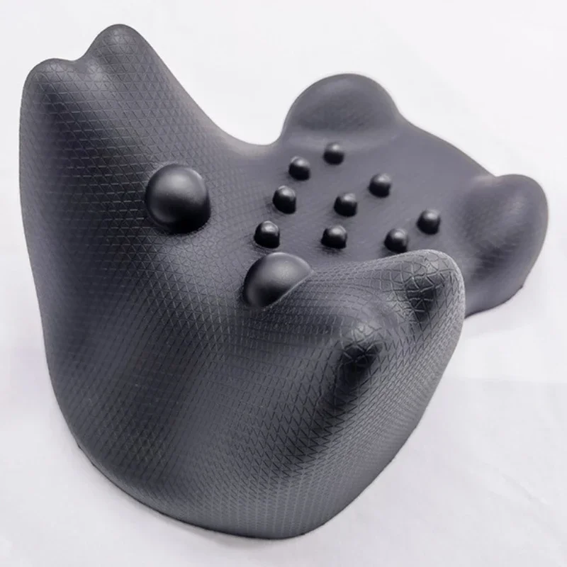 PU Self-Adhesive Neck Shoulder Stretcher Relaxer Massage Pillow Support Sleep Aid Neck Protection Pillow Head Acupoint Neck Care
