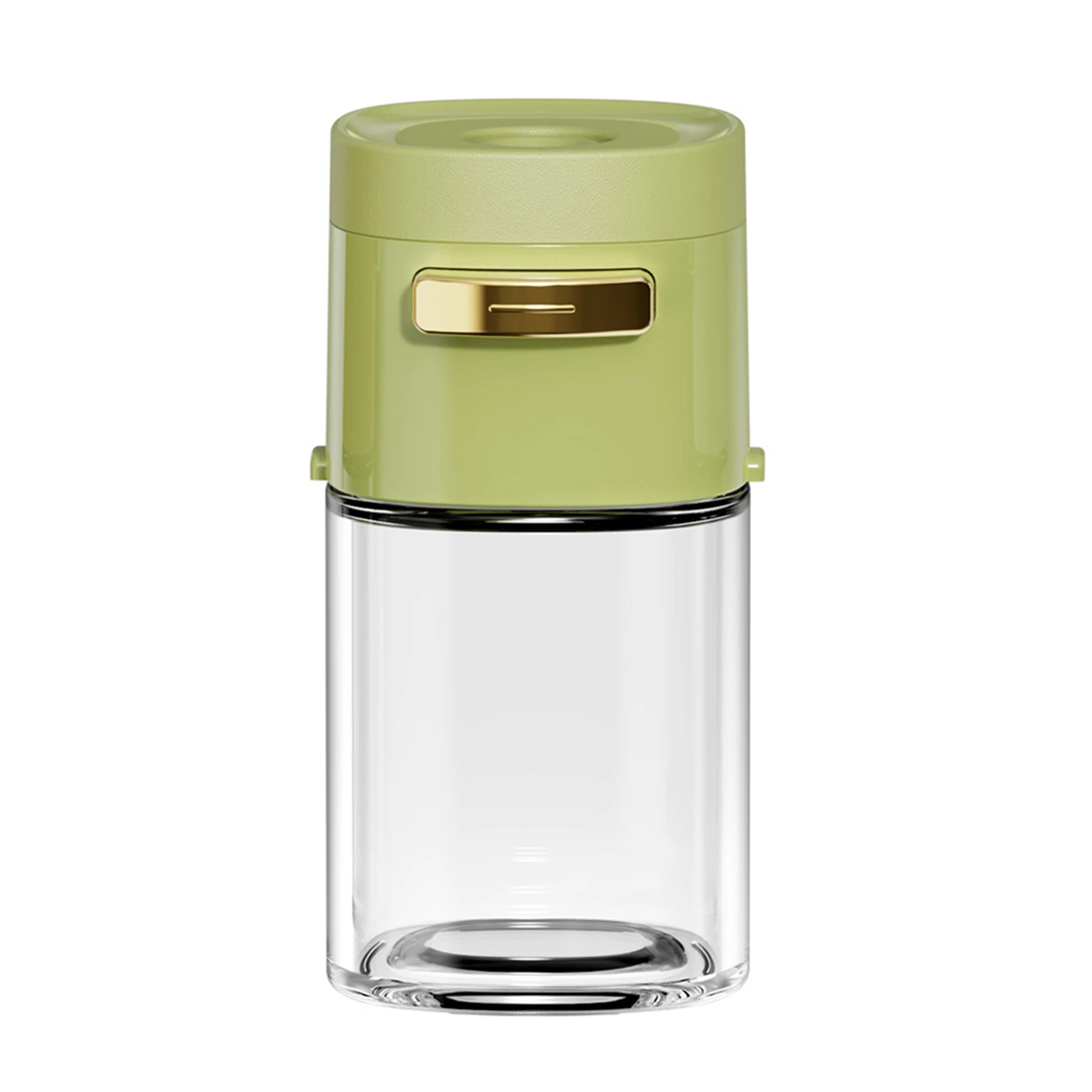 180ml Press Button Metering Salt Jar Multifunctional Visibles Seasoning Bottle For Indoor Outdoor BBQ