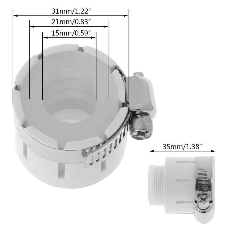 

Multi-function Faucet Adapter Connector Non-nipple Joint For Garden Home Kitchen Dropship