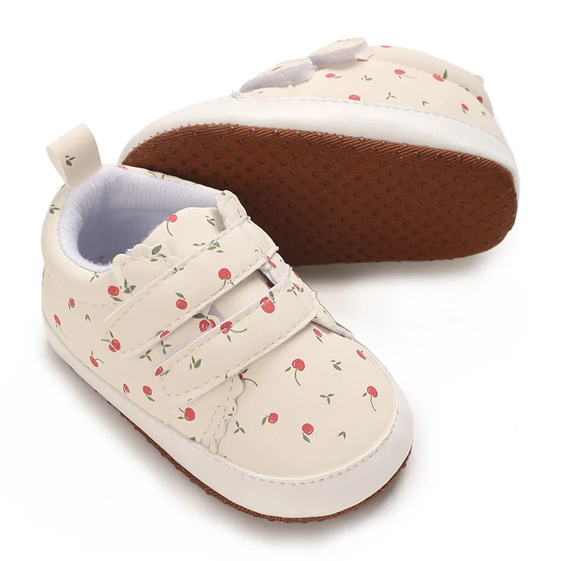 Newborns 0-18M Baby Shoes for Girls Toddlere Casual and Comfortable Cotton Soles Non Slip Canvas Shoes First Generation