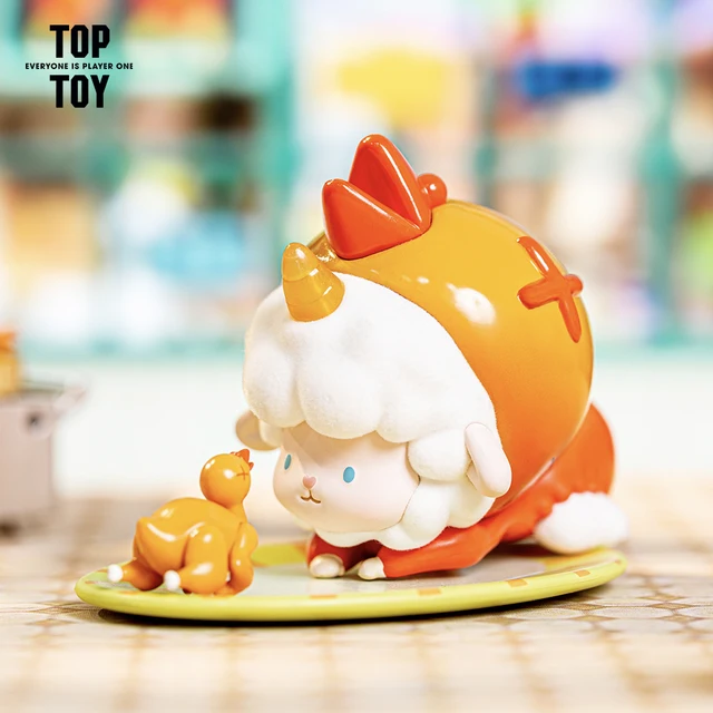 TOPTOY Gyun MIE KEE DIM SUM Series Blind Box Canton Food Birthday Gift Office Ornament Sheep Doll Girl Anime Figures 5