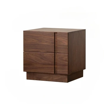 Black Walnut Solid Wood Nightstand