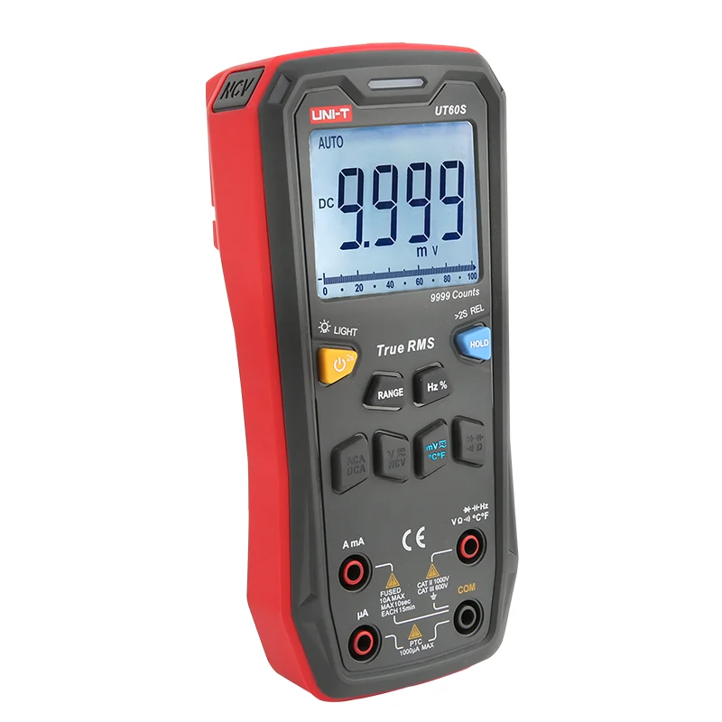 UNI-T UT60S True Effective Value Digital Multimeter Button 9999 Count AC/DC Voltage Current Meter&Bluetooth Data Transmission