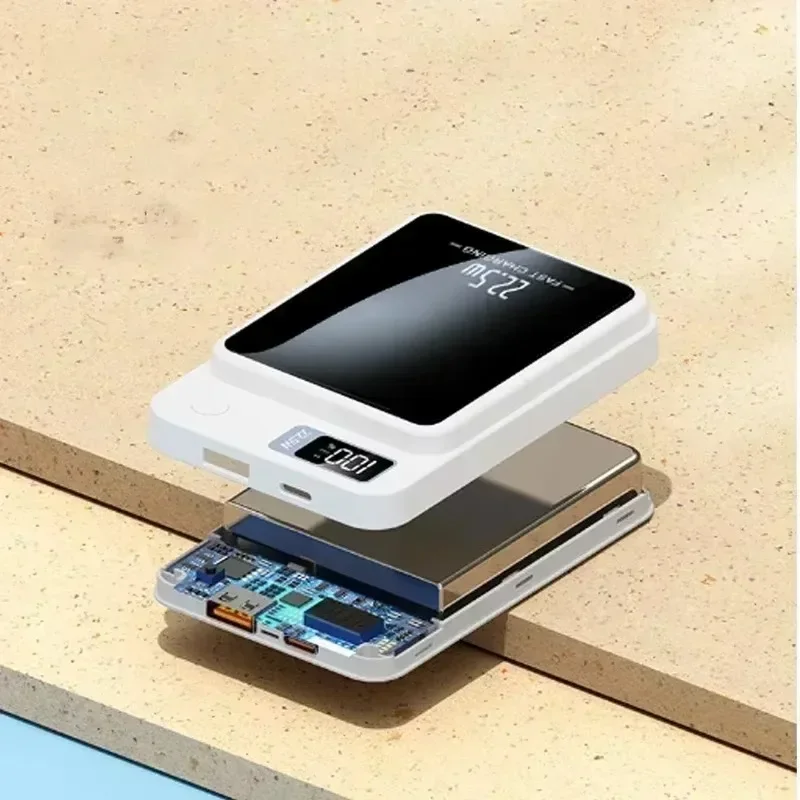 Magnetic Wireless Power Bank 100000mAh Super Fast Charge Portable External Batte