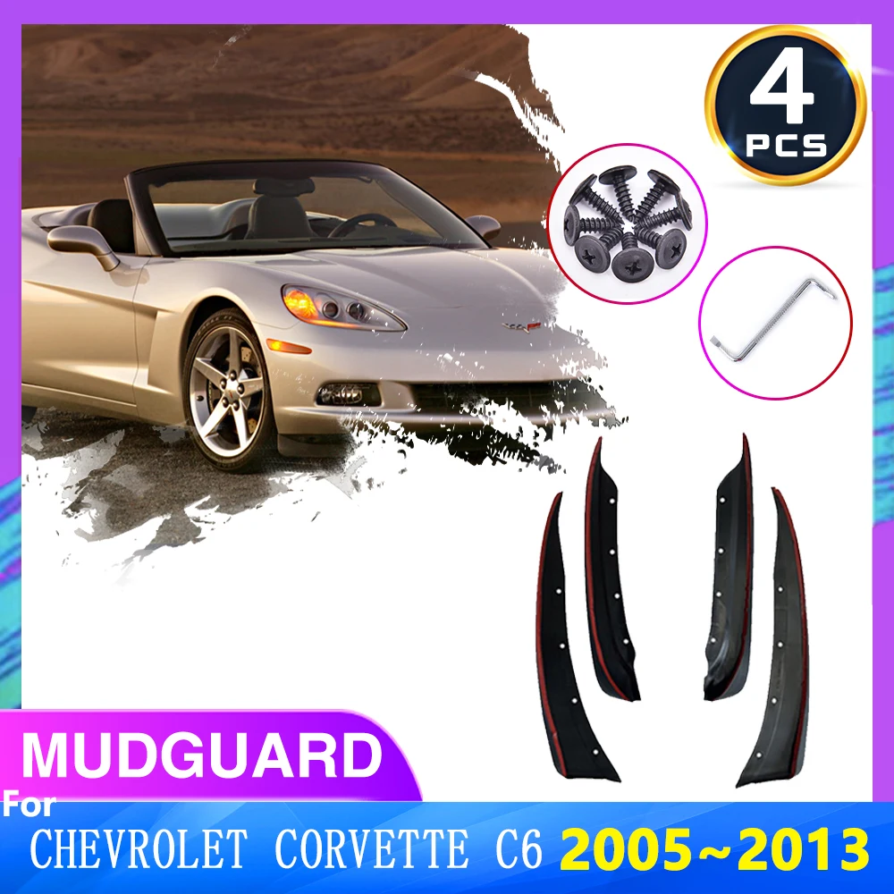 ForChevroletCorvetteC62007201020052013WheelsFrontAndRearMud