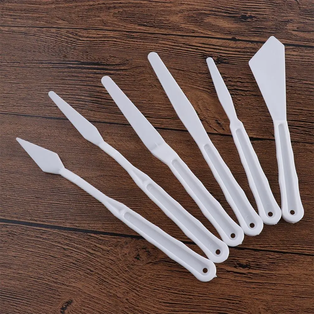 

DIY Crafts Different Styles Oil Acrylic Painting Canvas Painting Spatula Art Tools Palette Knives Plastic