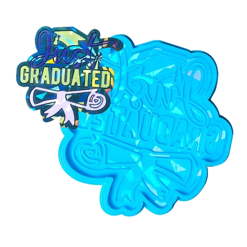 

Выпускной колпачок, силиконовые формы, сделай сам, ручная работа, голографическая форма из смолы, DIY брелок, серьги, кулон, для