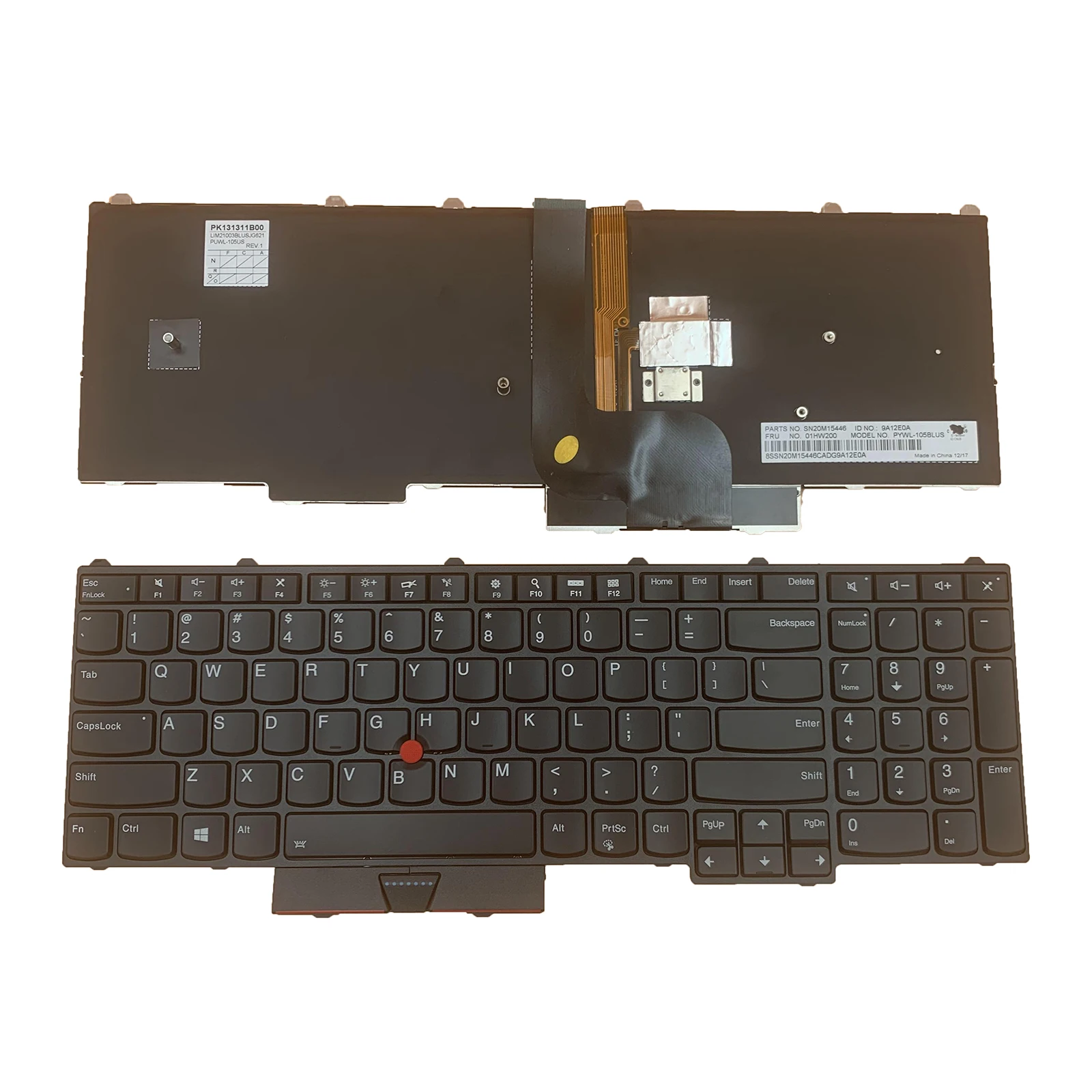 

Shen Zhen hot selling US new laptop internal keyboard for Lenovo ThinkPad P50(20EN/20EQ) P70(20ER/20ES) 00PA329 00PA247 01HW200