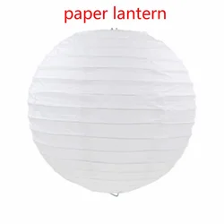 Elegant White Paper Lanterns for Weddings and Celebrations - Assorted Sizes (Paper lantern white)