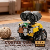 Disney Movie Robot Wall E MOC Building Blocks Dolls Space Mecha MOC Bricks Action Figure Toys Adult Children Christmas Gifts DIY