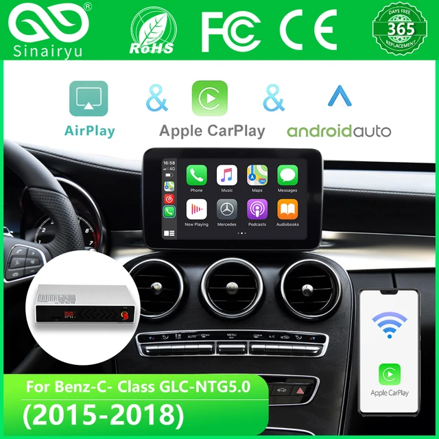 Road Top Autoradio à écran tactile 10,25 Écran tactile de voiture pour  Mercedes Benz Classe C W204 2011-2014 avec NTG4.5/4.7, prend en charge  CarPlay filaire sans fil Android Auto Mirrorlink 