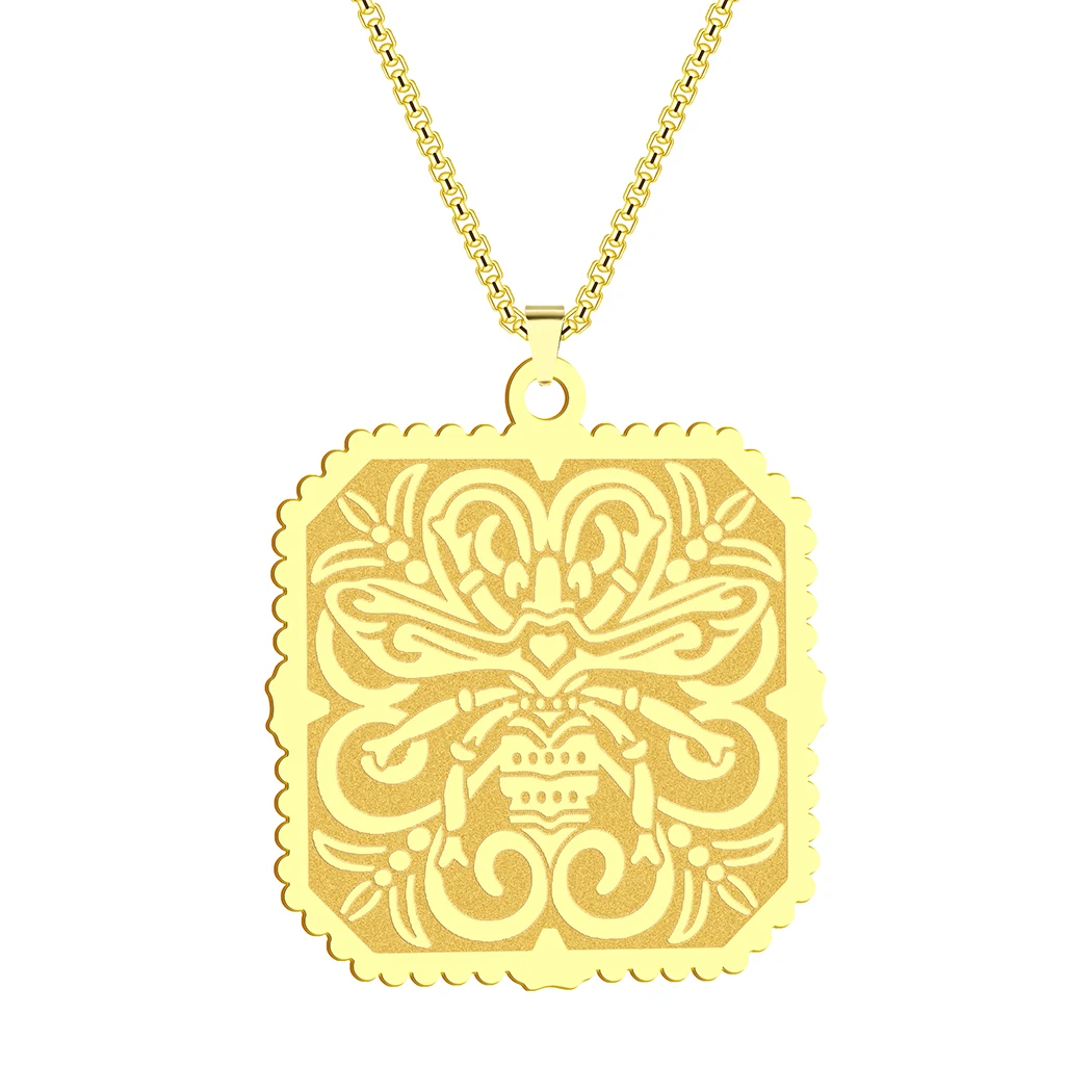 Chinese Guardian Lion Dog Men Charm Necklace Chinese