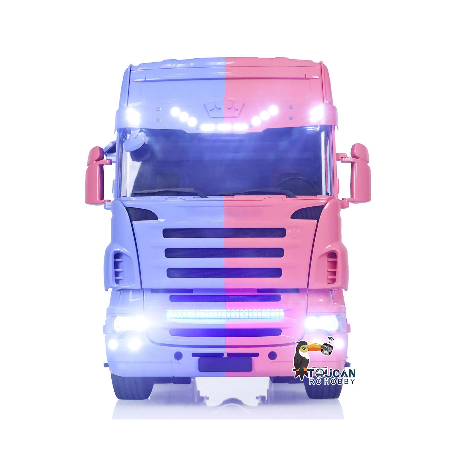In Stock LESU RC Tractor Truck Metal Chassis 6X6 1/14 Radio Control Car Toucan RC Hobby DIY Vehicle Model Sound Light RC Toys 4