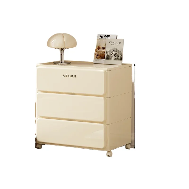 Thickened Drawer Storage Cabinet,Multi-Layer Organizer for Room,Gap-Fitting Five-Layer Drawer Unit,Bedroom Bedside Cabinet