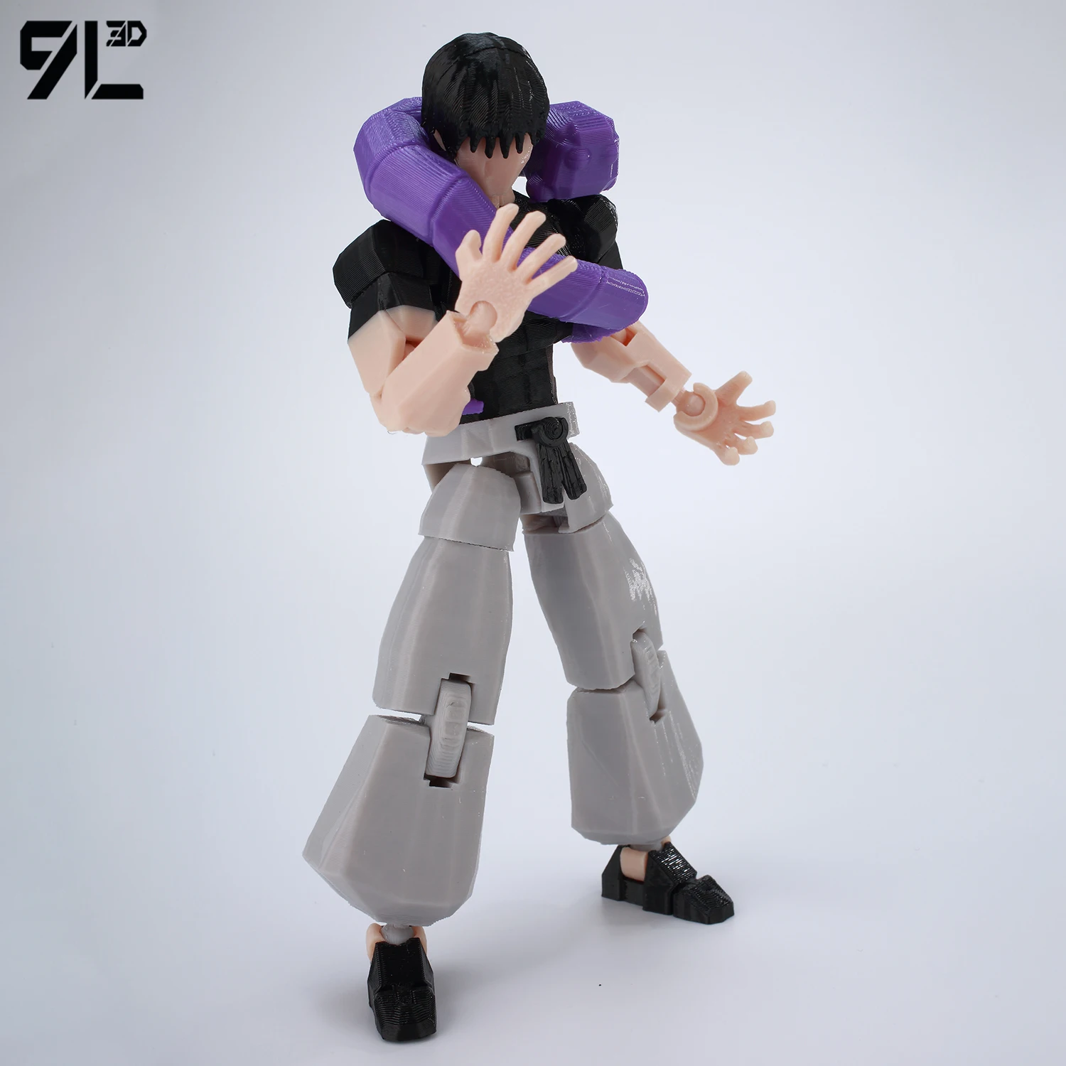 9L3D Gedruckt Jujutsu Kaisen Fushiguro Toji Anime Multi-Gelenk Shapeshift Spielzeug Action-figuren Mannequin Modell Ornamente Geschenk Spielzeug – Detail 23