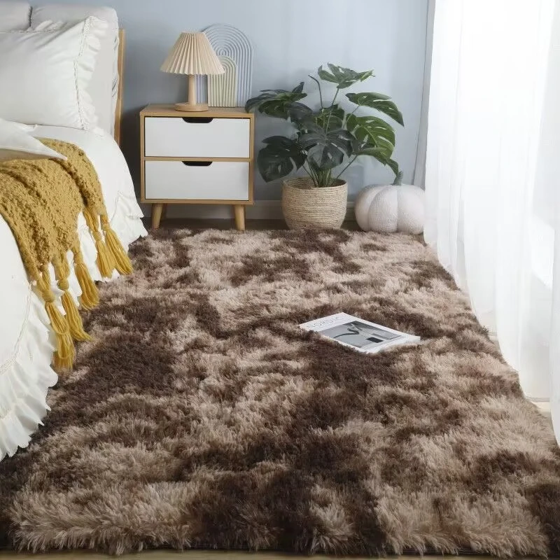 

Nordic Living Room Carpets Bedside Rugs 200x180 Promotion Floor Soft Mat Decoration White Fluffy Large Kids Pink Bedroom Carpet