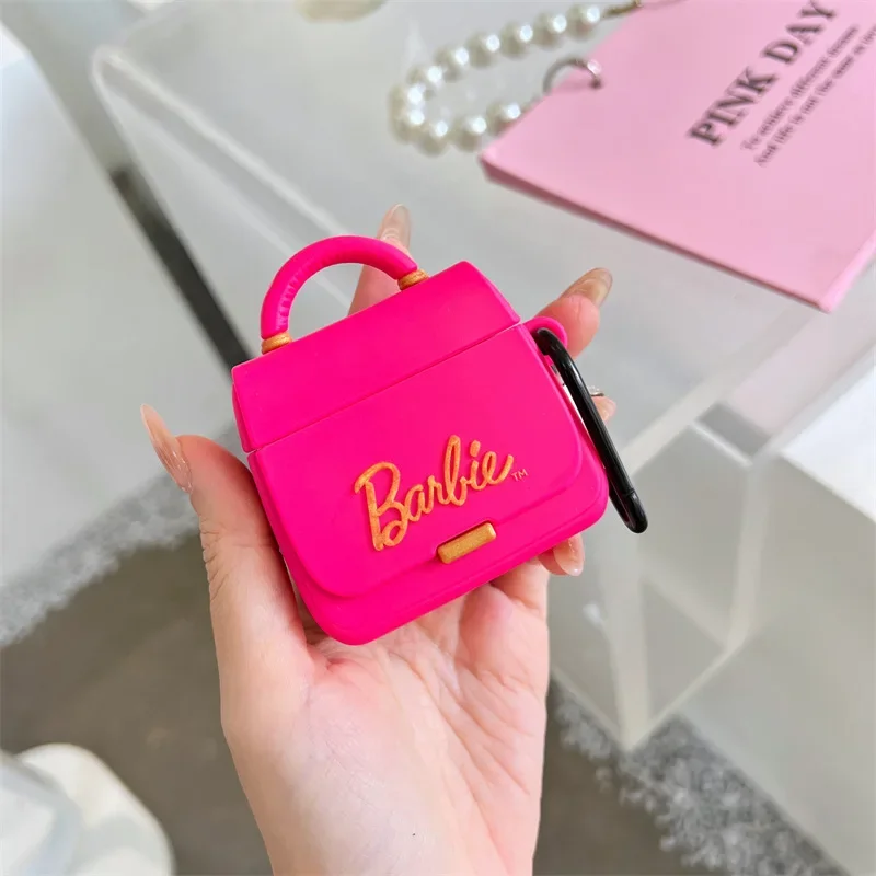 

Barbie For Airpods 3 Case 2021,Women Bag For Airpods Pro Case,Soft Silicone Earphone Cover For Airpods Pro 2 Case 2022