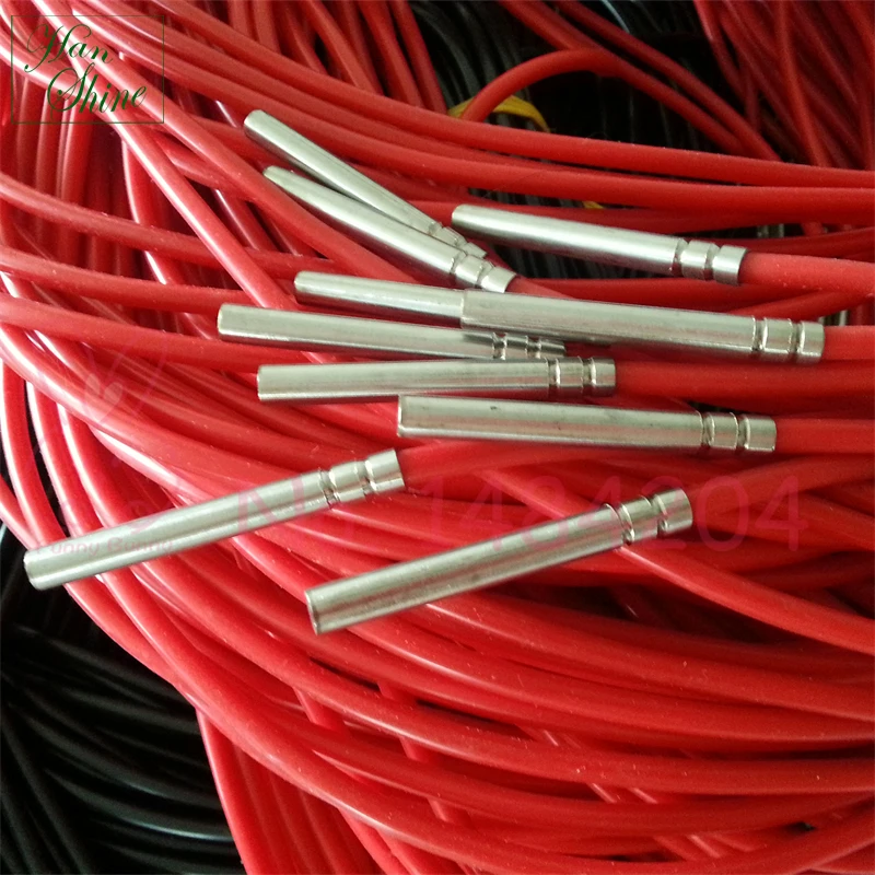 DS18B20 Waterproof Digital Temperature sensor 6mm * 50mm Stainless Steel Probe 18b20 1m 2m 3m 5m Silicone Cable