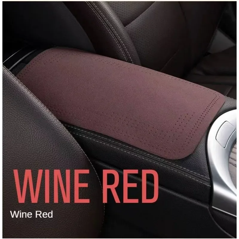 Plush Universal Car Armrest Cushion - Four Seasons Comfort Accessory