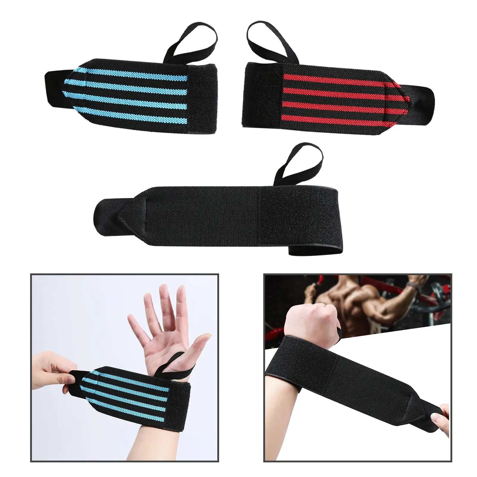 

Наручная обертка для тяжелой атлетики, поддержка запястья для тренировок, Powerlifting