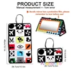 Foldable Crib Toy Activity Soft Book For Toddlers Tummy Time Baby Mirror Infant Toys First Gifts Visual Development Newborn Toys 2