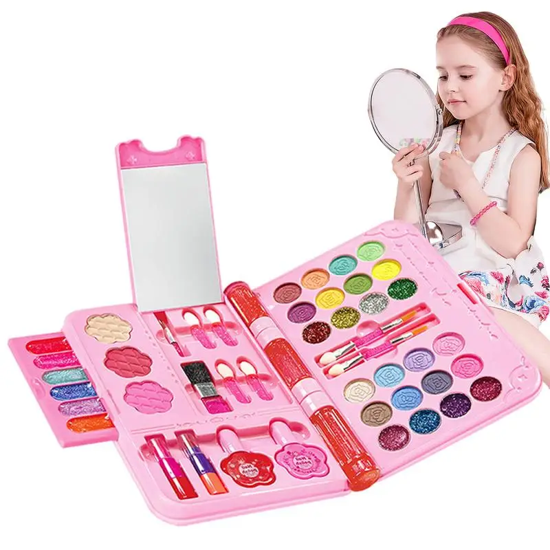 

Набор для макияжа для малышей, детские косметические наборы для макияжа, мягкая детская принцесса, ролевые игры, игрушки для детей старше 3 лет
