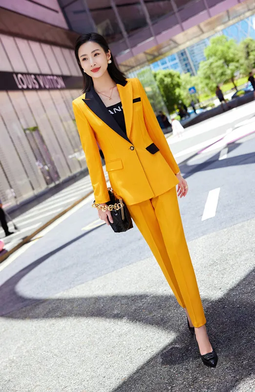 Long Women's Suit 2 Pieces Side Split Ladies Casual Wedding Blazer Wear  Outfit | eBay