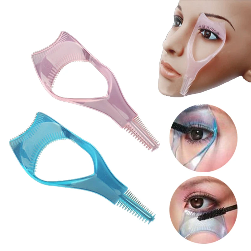 3 in 1 Eyelash Curler Plastic Mascara Guide Applicator Eyelash Brush Curler Lash Comb Multifunction Cosmetic, eyelash curler,eyelashes brush comb,eyelashes brush,eyelash accessories