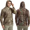 Tactical T-Shirts UPF Sun Protection Mens Long Sleeve Hoodie Casual Quick Dry T Shirts Hiking Cycling Sports Run Pullover Tops 1