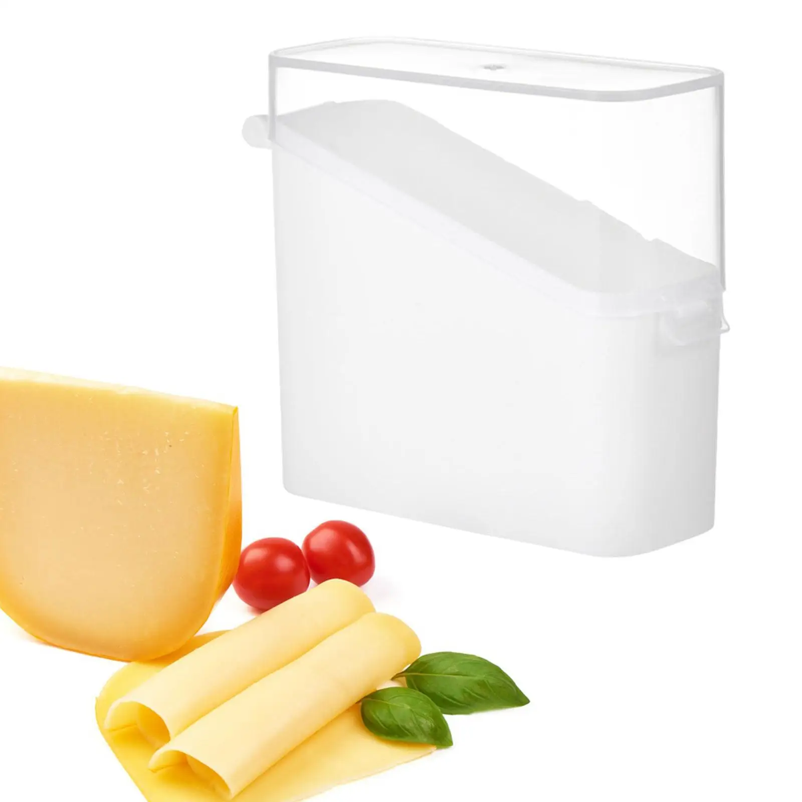 Sliced Cheese Container Food Grade Stackable Freezer Drawers Bins Cheese Keeper