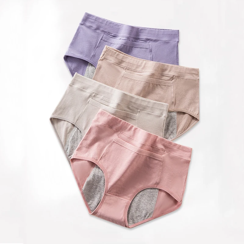 4 layer Leak Proof Menstrual Period Panties Women Underwear