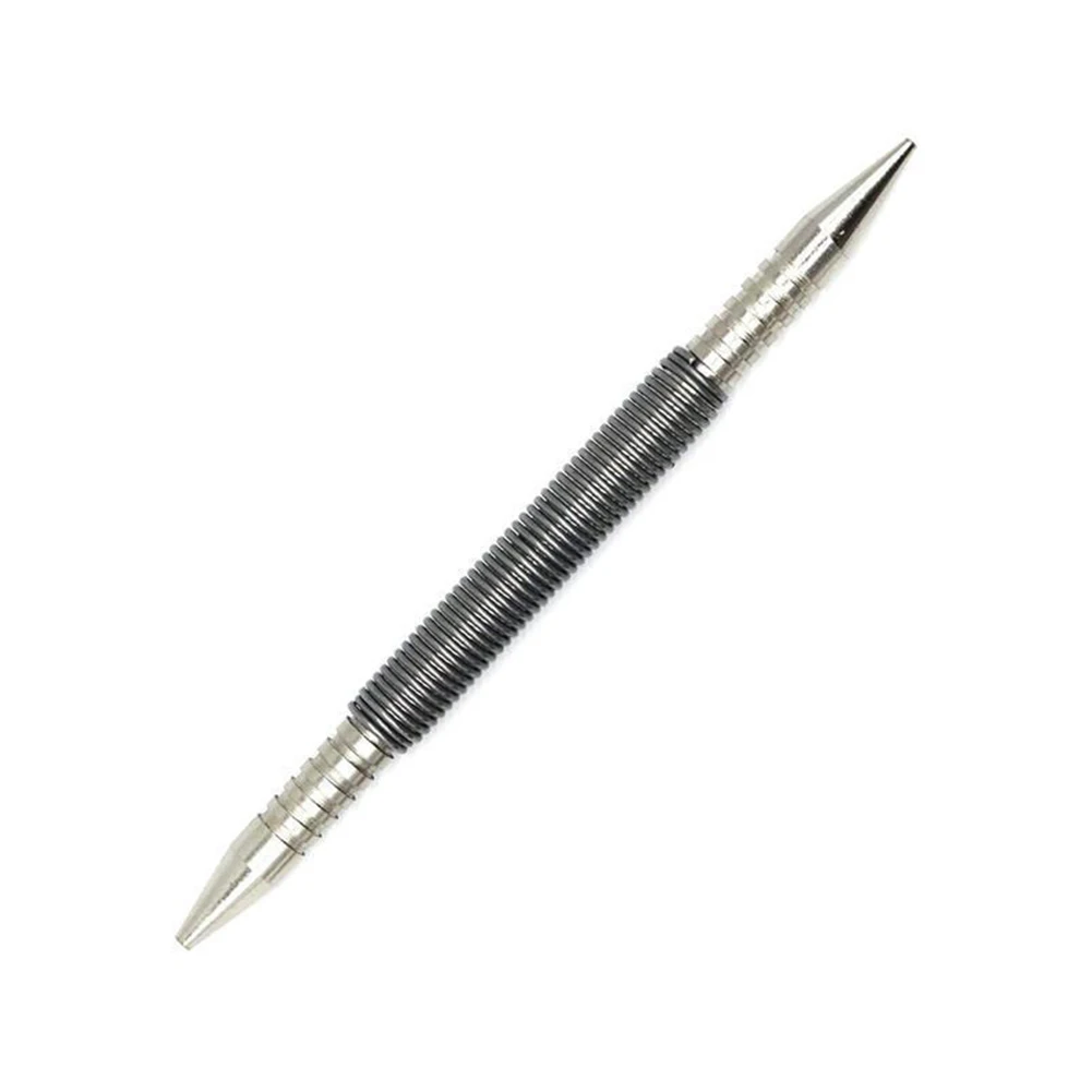 Spring Center Punch & Dual Head Hinge Pin Remover Tool for Woodworking & Metalwork