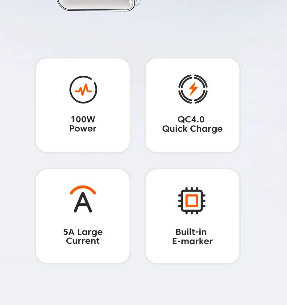 Magix Cable USB C 60W 1M Rouge, Charge Rapide PD 3.0 3A, Vitesse De