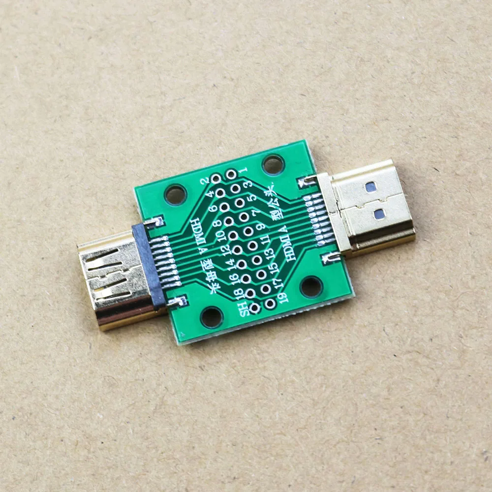 HDMI    ׽Ʈ ,   ̴ Ŀ, PCB 2.54mm ġ 19 20  DP HD A -  , 1 