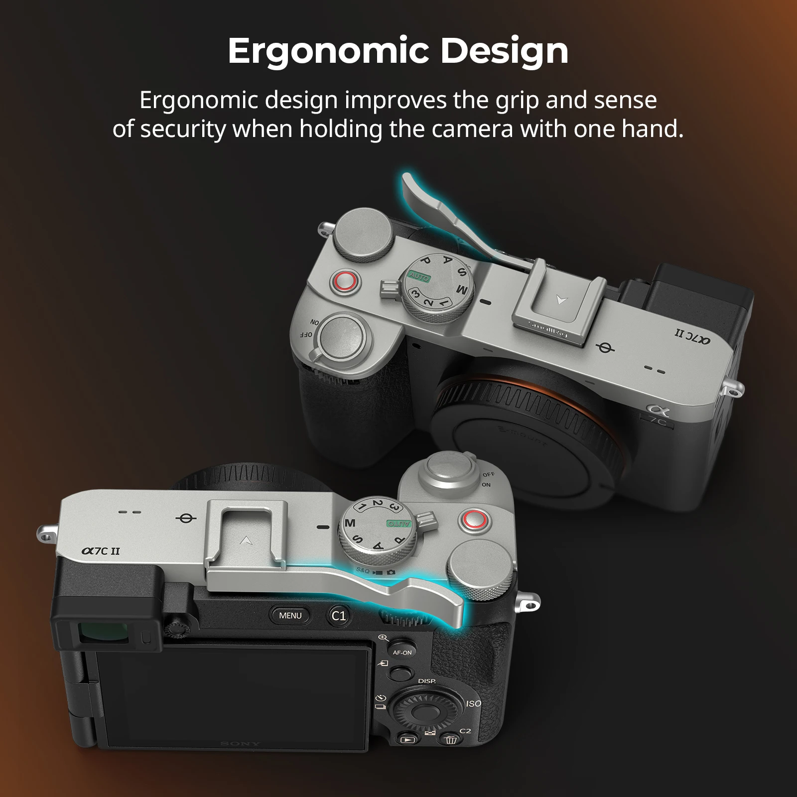 Smallrig-ソニー用サムグリップ、a7c ii、a7cr、a7c、アルファ7c