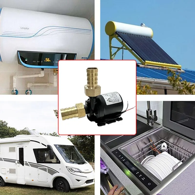 water pump DC12V 24V Water Pumps Lift 5M 800L/H Solar Brushless Motor Water Circulation Pump Ceramic Shaft Ultra Quiet Submersibles