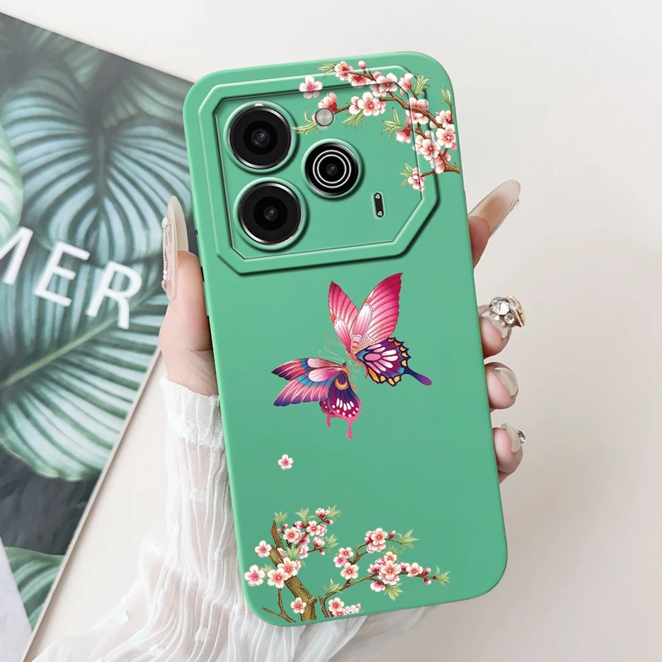 Cute Fashion Painted Soft TPU Phone Case - 6.78'' Cover with Bumper Protection