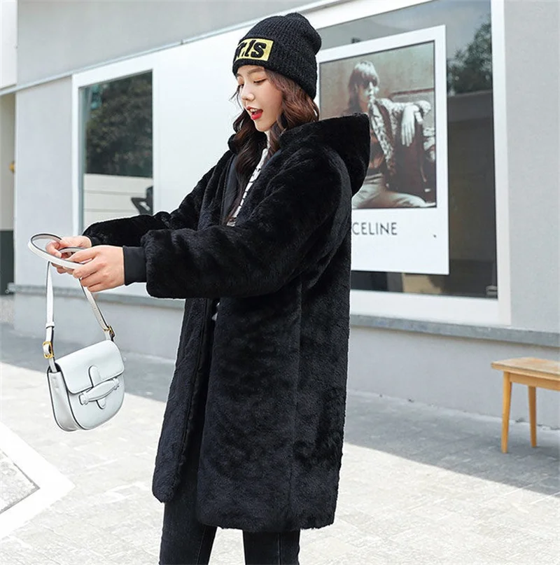 2025 Winter Jacket Women Parkas Thick Warm Fur Lining Long Parka Female Windbreakers Hooded Padded Coat Distachable Outwear 6XL