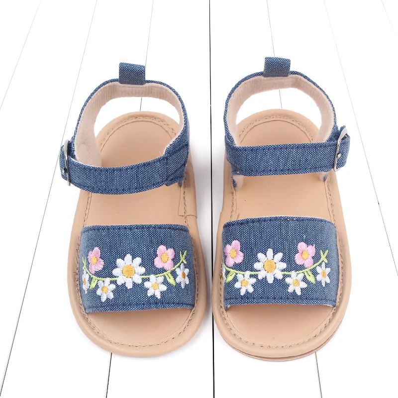 Baby Girl Summer Sandal High Quality TPR Anti-slip Hot Selling 11CM/12CM/13CM for Newborn Baby Girl 0-9-18 Months 2023NewFashion 2