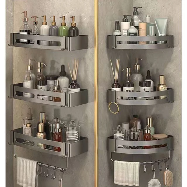 bathroom tripod shelves wall mounted self